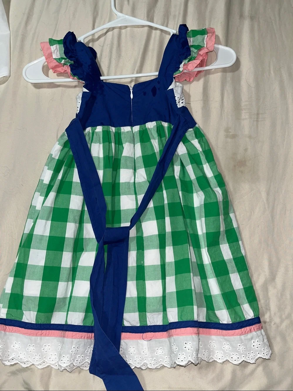 Precious ADORABLE-BAY Summer dress ruffles 💯 cotton